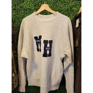 vtg 90s MURRAY HALL Crewneck xl // embroidery reverse weave heavy sweatshirt